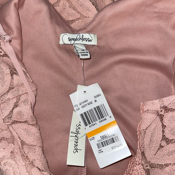 SPEECHLESS Pink Spaghetti Strap Mini A-Line Dress - Picture 5 of 9